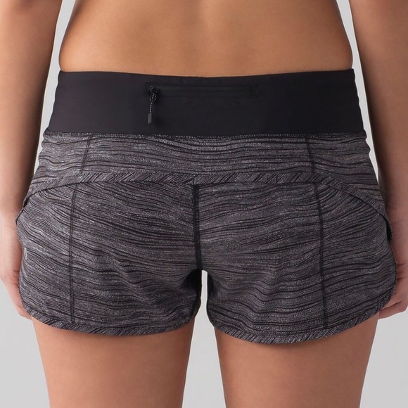 lululemon athletica Pants - RARE Lululemon Speed Short Bit Point Grey Black
